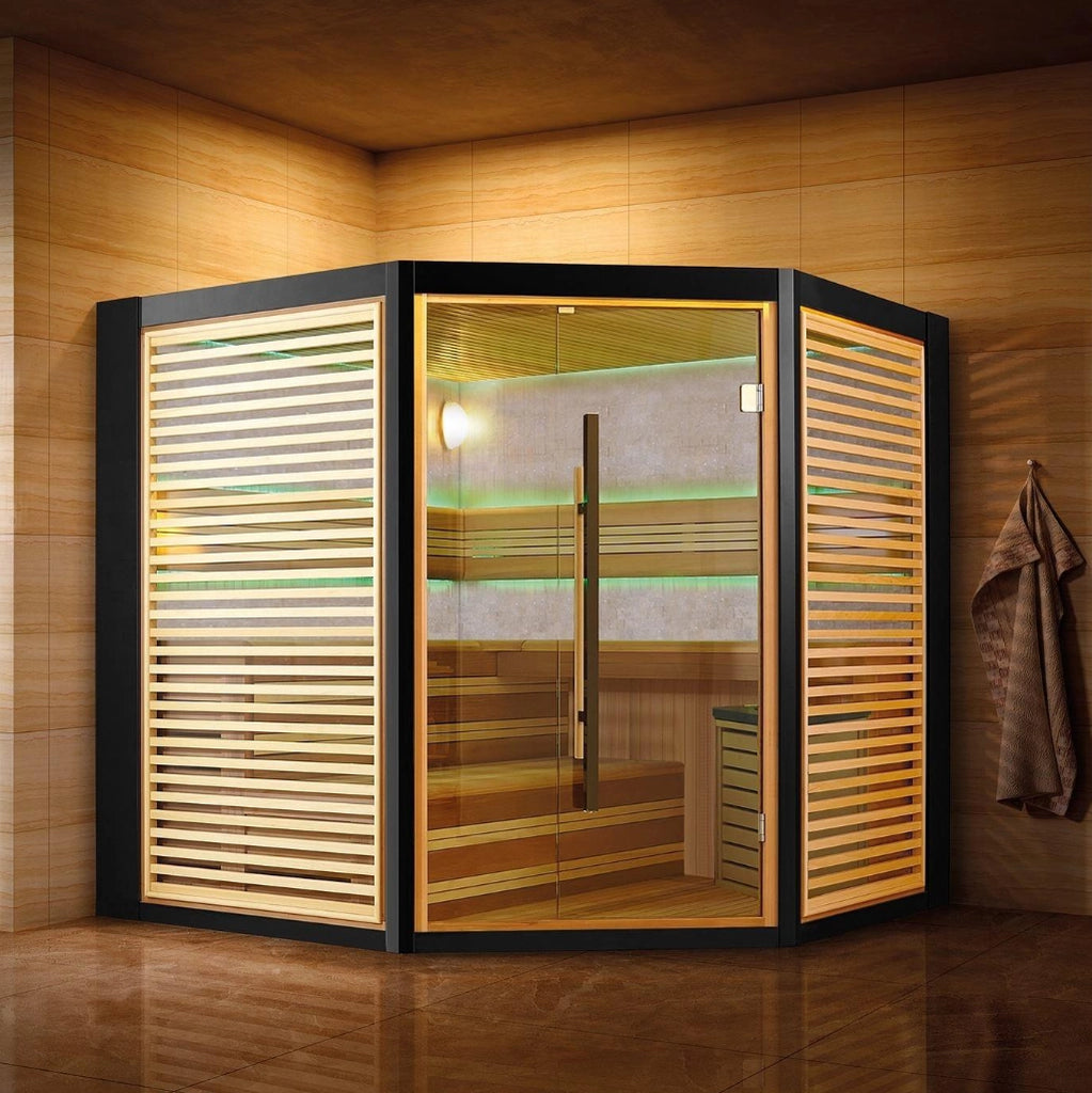 屋内サウナ | 3-4人用 | J-WSD-1403 | コーナータイプ | Bluetooth