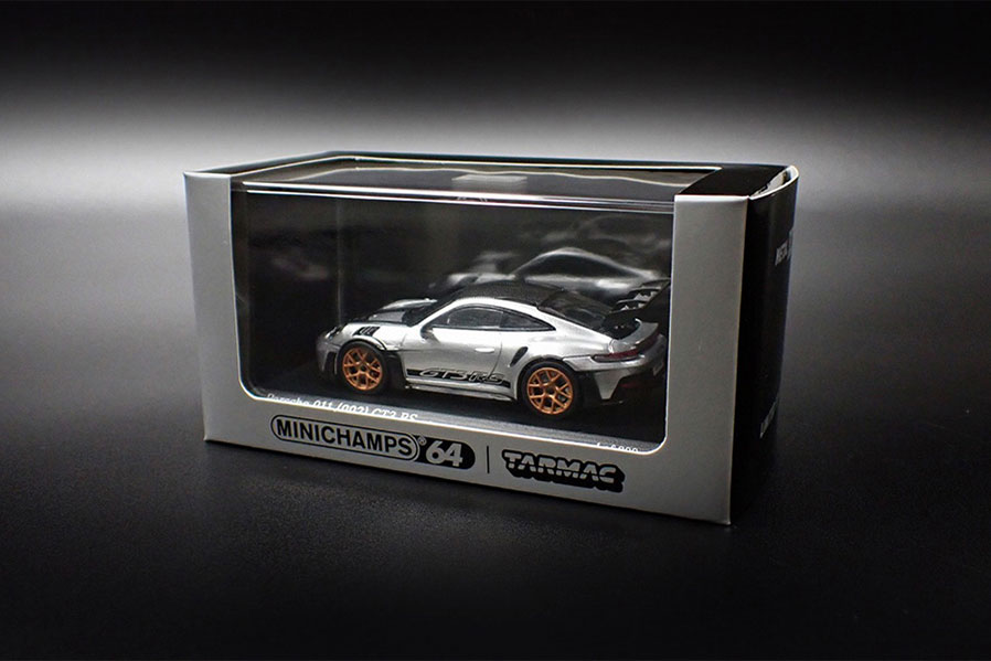 T64MC-005-SL 1/64 Porsche 911 (992) GT3 RS GT Silver Metallic