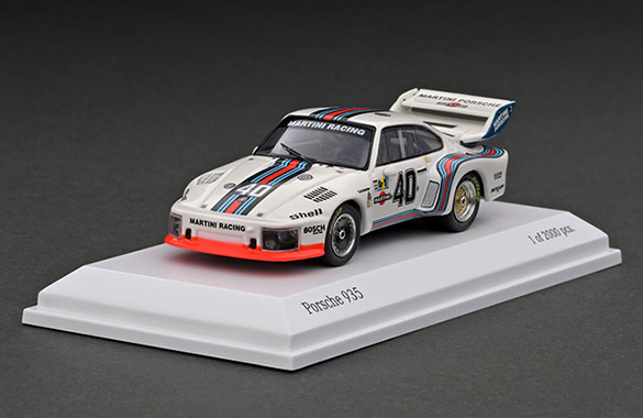 T64MC-002-MR40 1/64 Porsche 935/76 24h Le Mans 1976 Martini Racing