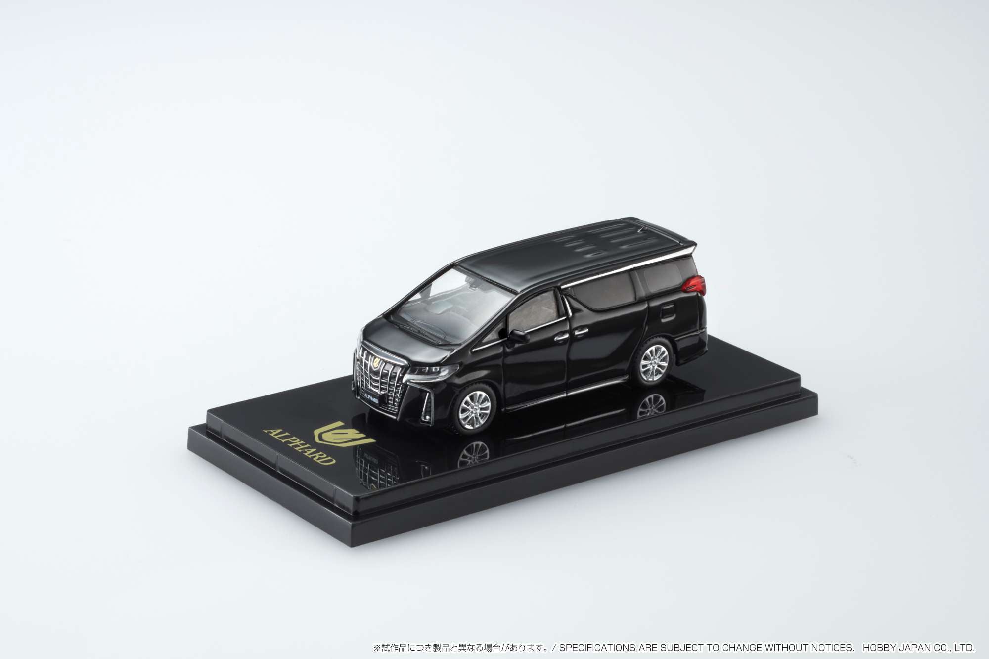 Hobby Japan HJ643012ABK Toyota ALPHARD 2.5S (H30W) TYPE GOLD Black