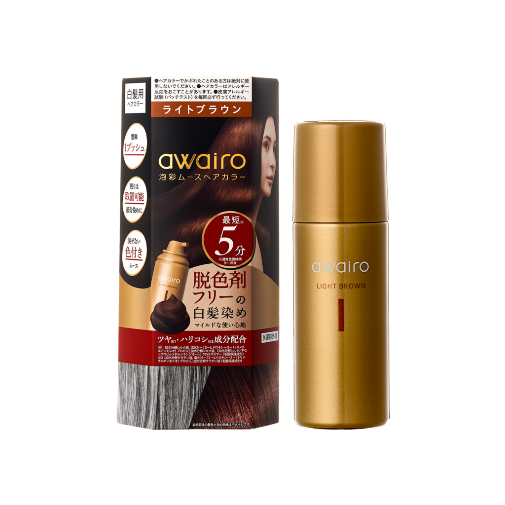 ヘアケアメーカーシェア国内2位*のI-neから最短5分**で艶めく髪色に