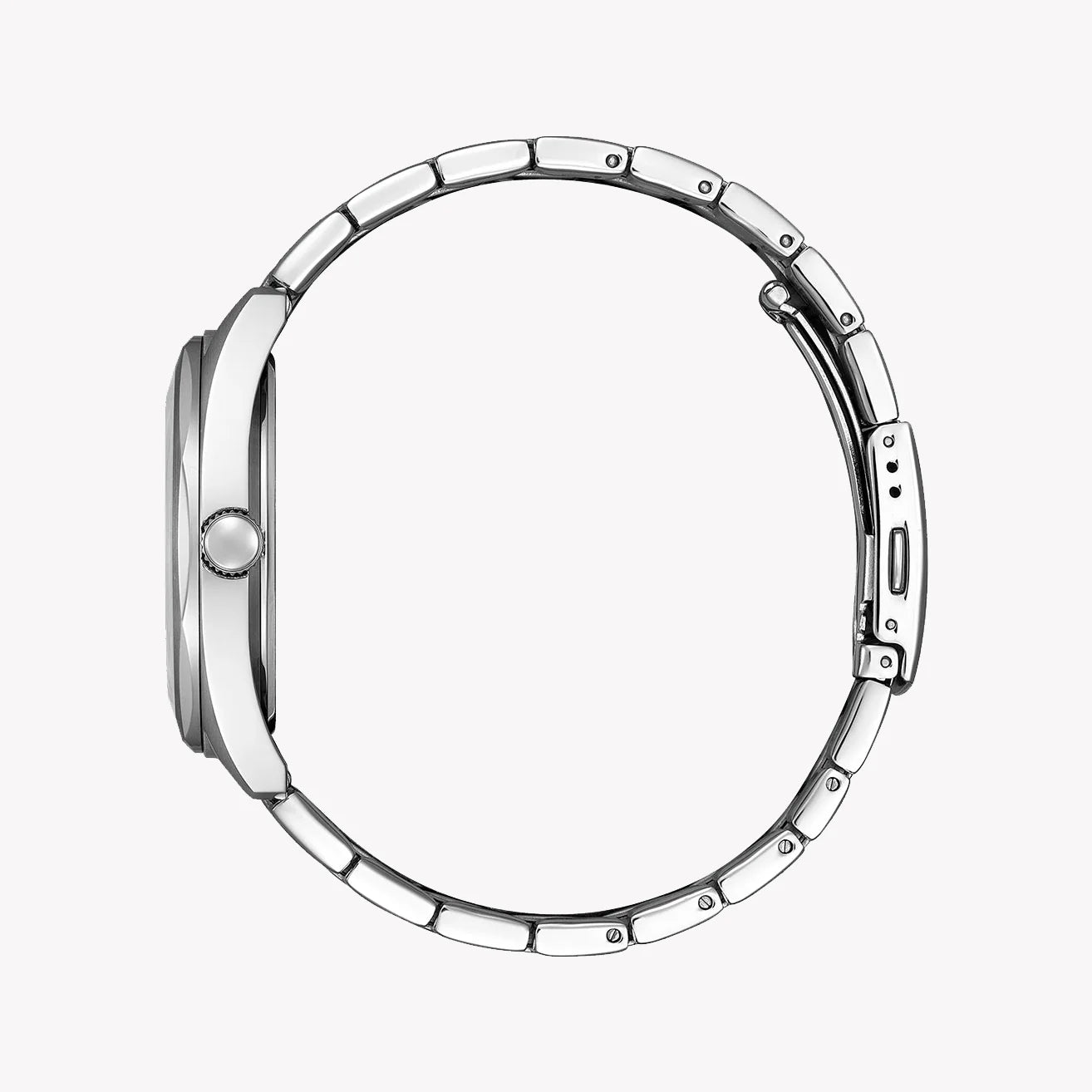 Citizen Men's Silver Stainless Steel Watch, Green Dial | Bi5110