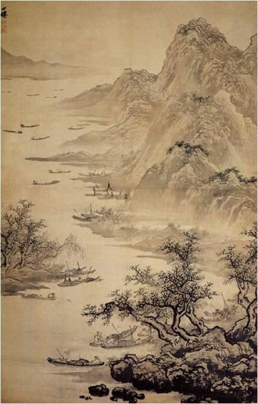 The Artist Wu Wei. 1459-1508 | Chinese landscape painting, Japan