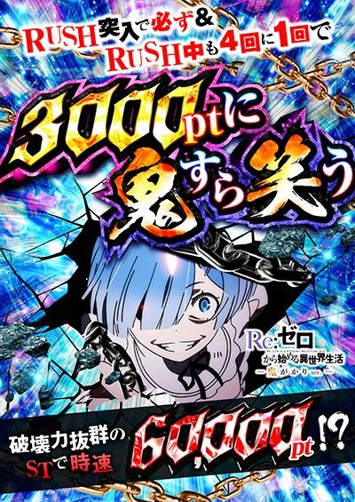 Pリゼロ鬼がかりver. 機種アピールポスター