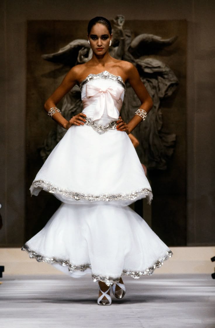 Chanel style by Karl Lagerfeld in the 1980s