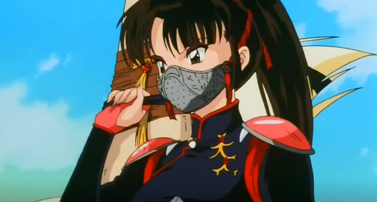 犬夜叉 珊瑚 セル画 動画 原画 3枚 犬夜叉 珊瑚 セル画下書き?原画? 3