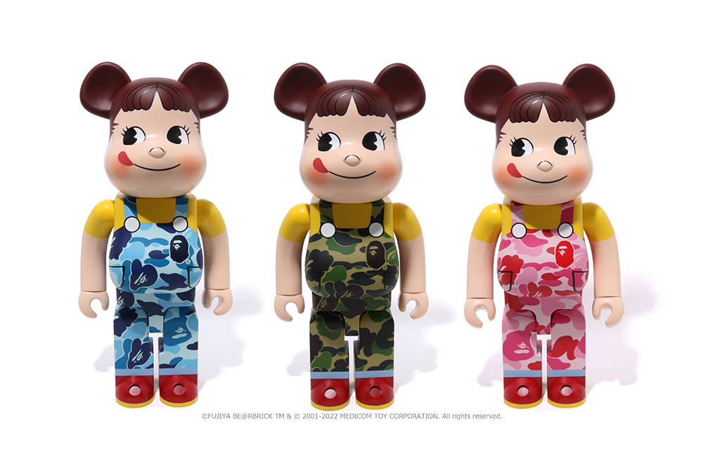 BAPE®︎ × FUJIYA ペコちゃん × BE@RBRICK | bape.com