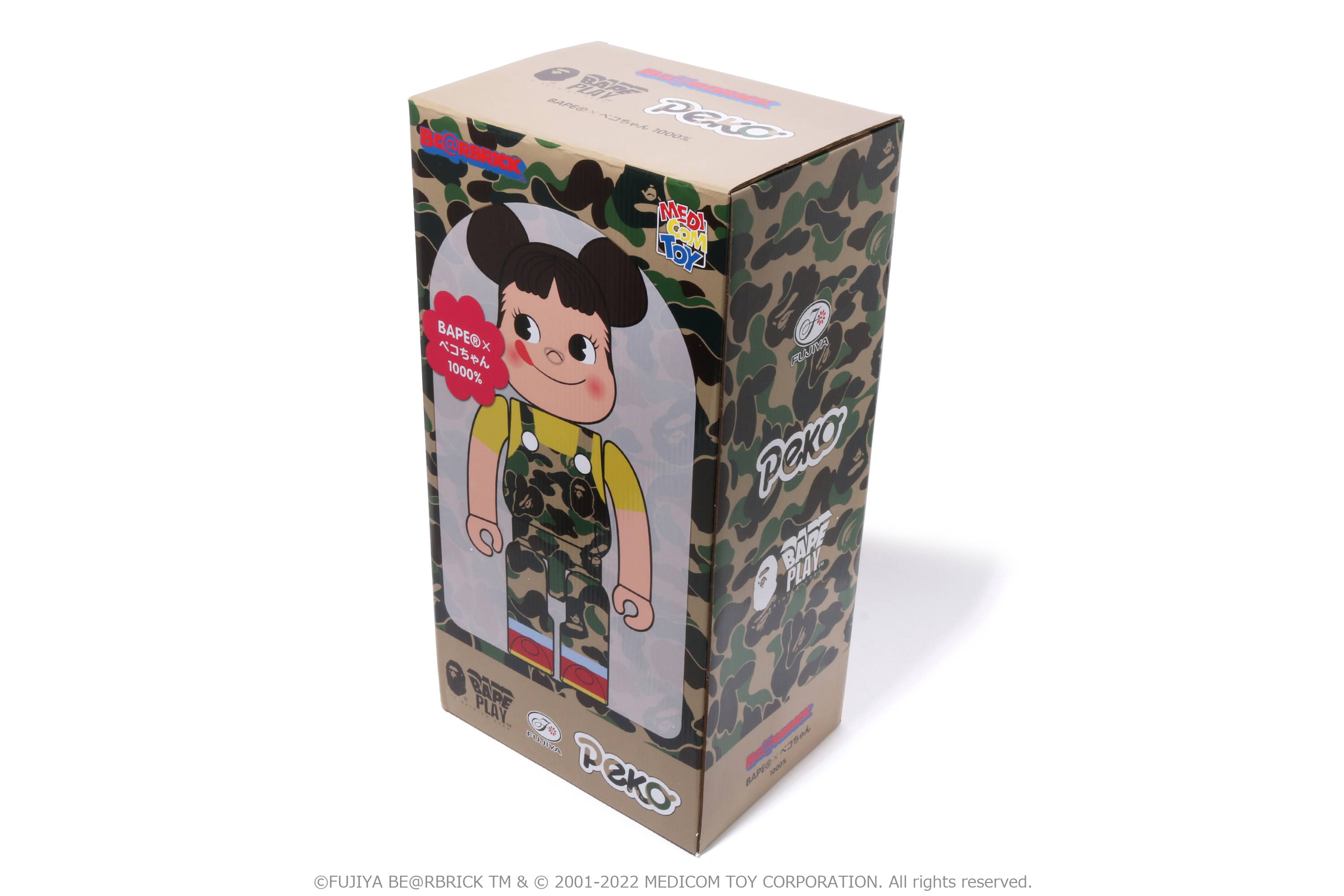 BAPE®︎ × FUJIYA ペコちゃん × BE@RBRICK | bape.com