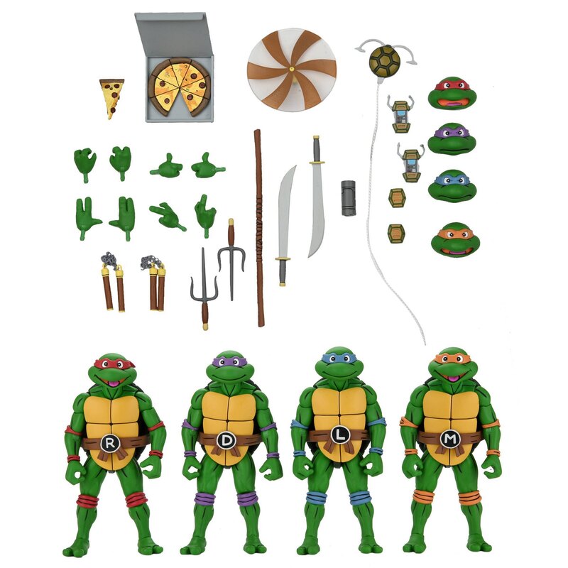 NECA Teenage Mutant Ninja Turtles 4-Pack Available Online At