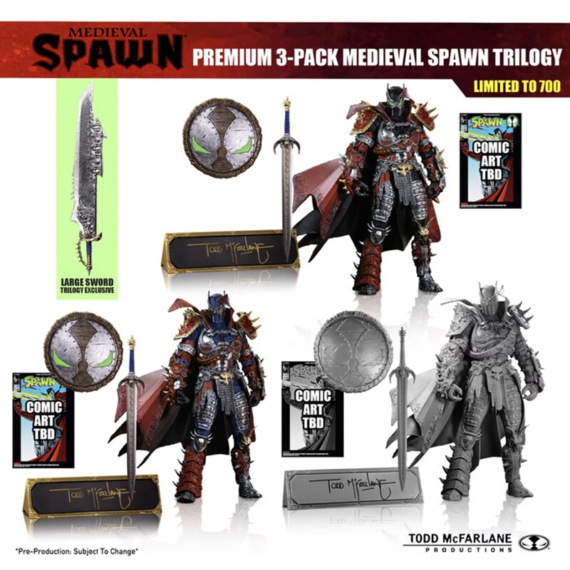 Medieval Spawn Black Edition フィギュア McFarlane Toys Original