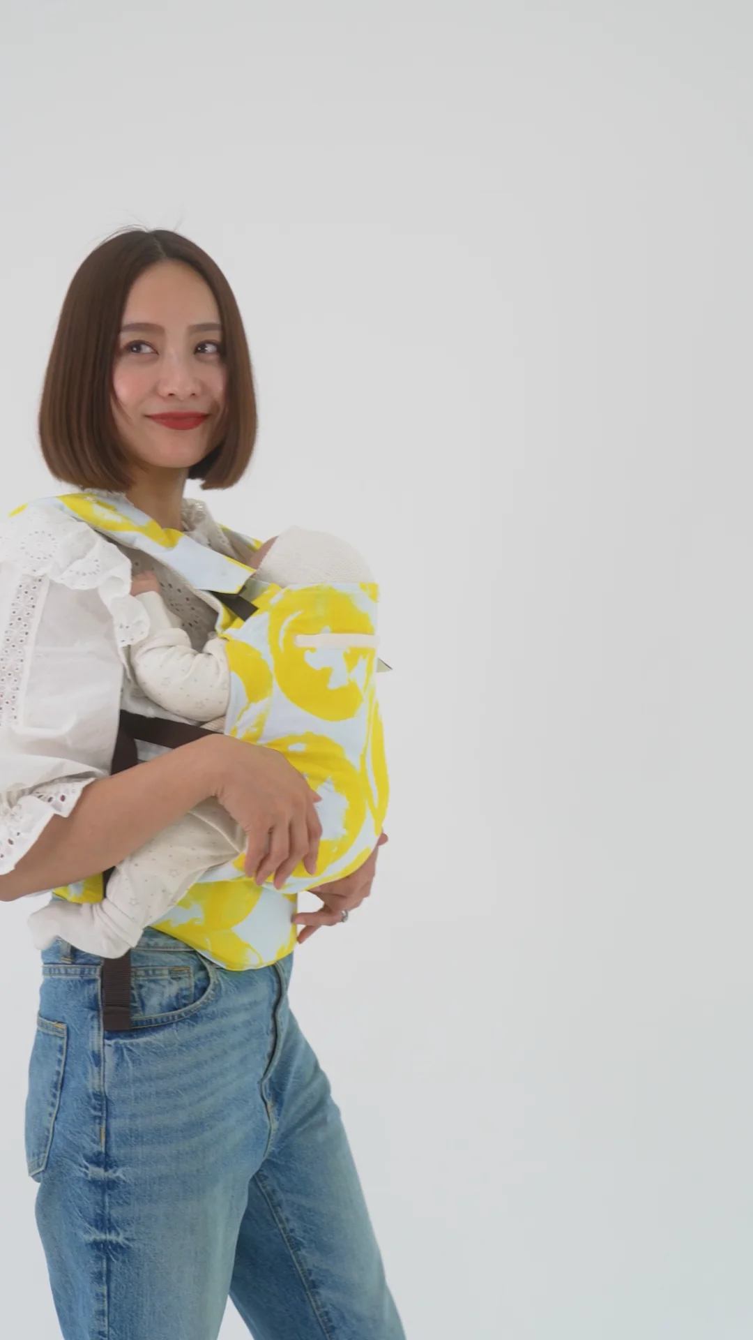 snow|おしゃれで機能的な抱っこ紐・おんぶ紐[sun&beachベビーキャリア]