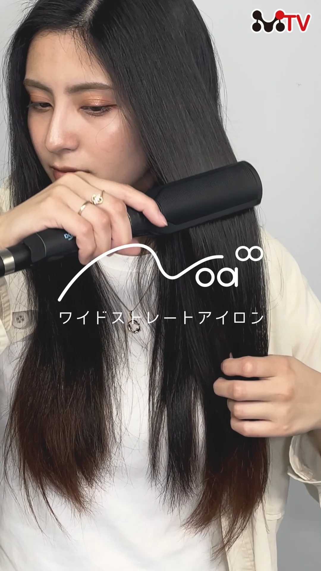 美容師さんと作った使いやすいを極めた幅広ストレートアイロン Noa