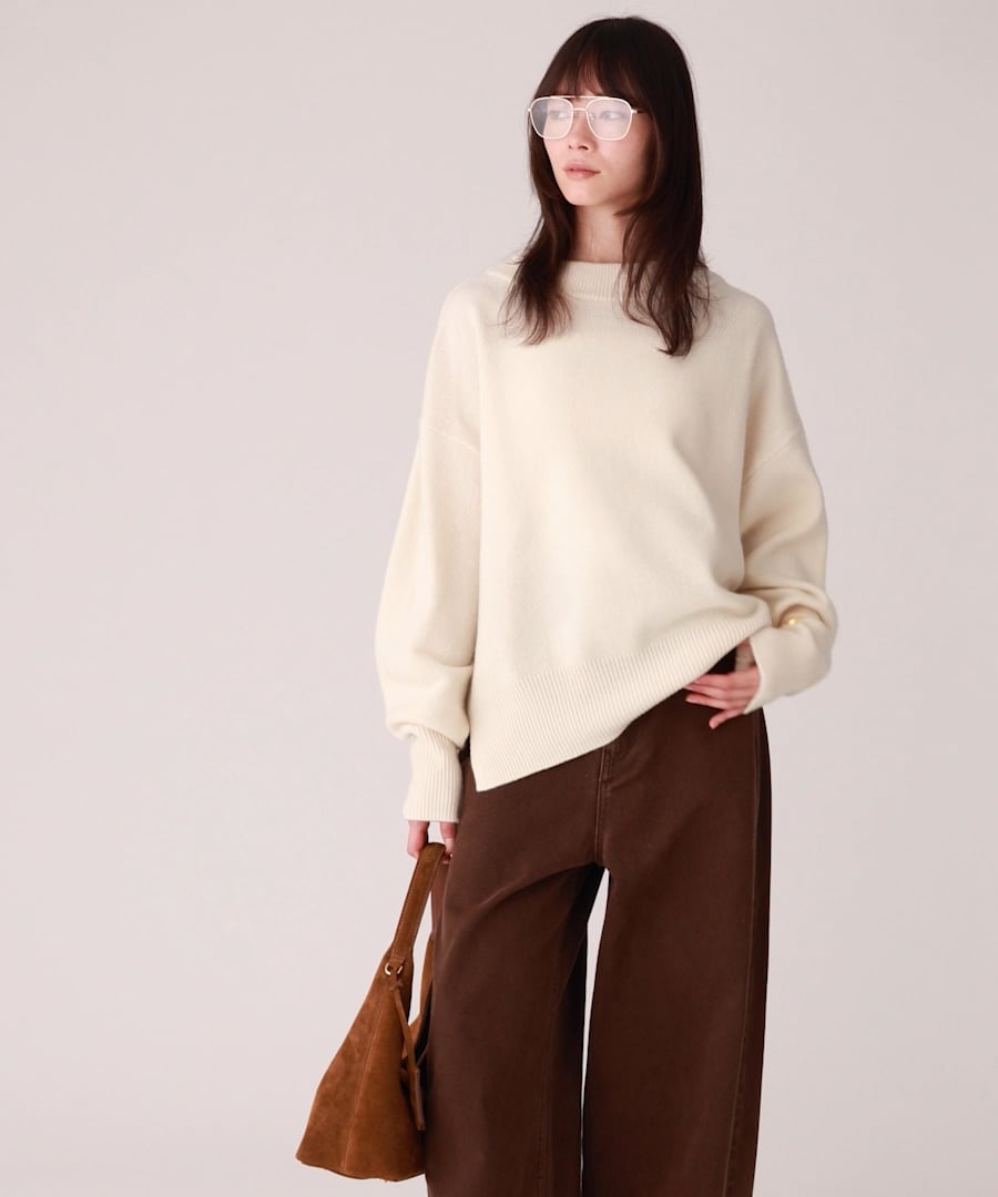 ウールカシミアボトルネックプルオーバー | [公式]バビロン（BABYLONE