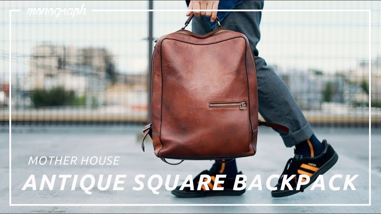 The pinnacle of square backpacks. MOTHER HOUSE's square backpack