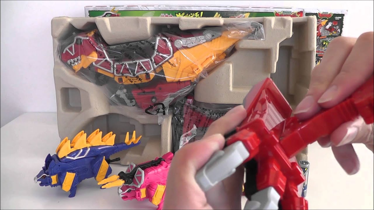カミツキ合体 DXキョウリュウジン 開封(DX KYORYUJIN Unboxing) - YouTube