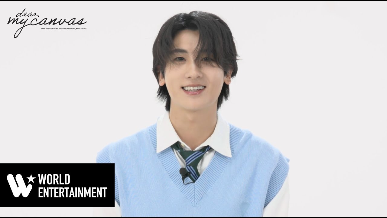 PARK HYUNGSIK 1ST PHOTOBOOK 『DEAR, MY CANVAS』 発売 | PARK