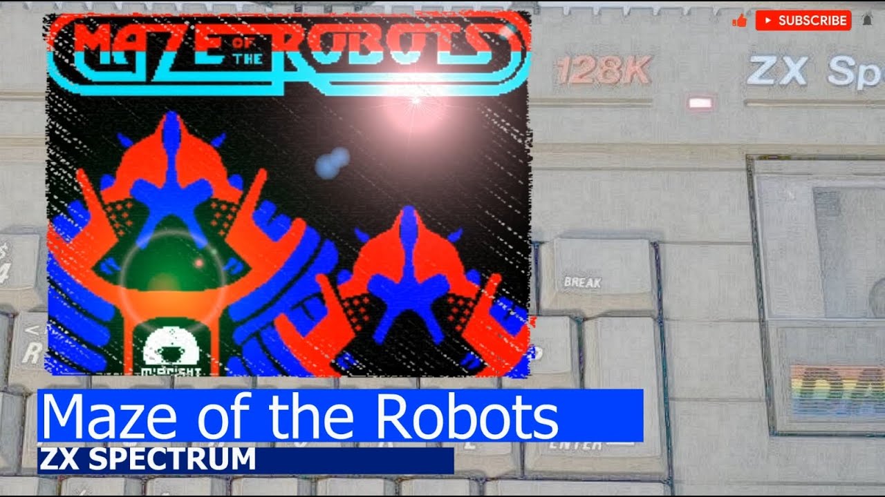 ZX Spectrum -=Maze of the Robots=- - YouTube