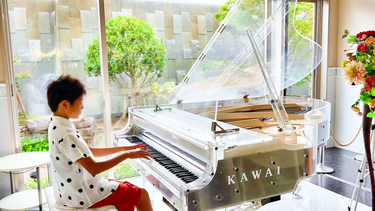 Forever Love (X JAPAN) on a Beautiful Crystal Piano - YouTube