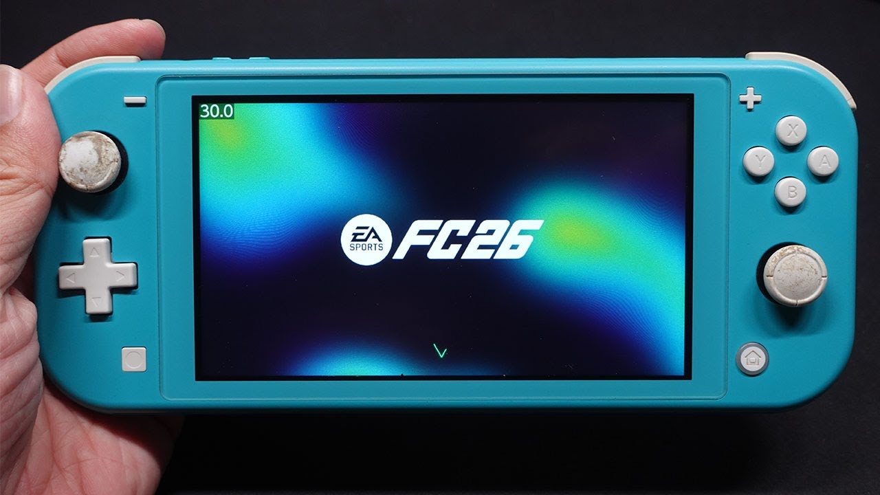 Test Game EA Sports FC 26 on Nintendo Switch LITE - YouTube