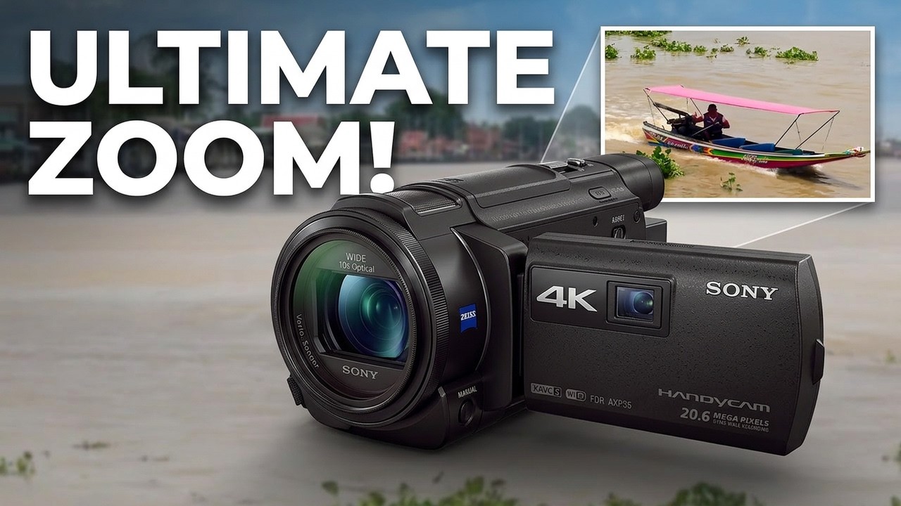 The Sony FDR AXP35 is the best Zoom Camcorder ever made - YouTube