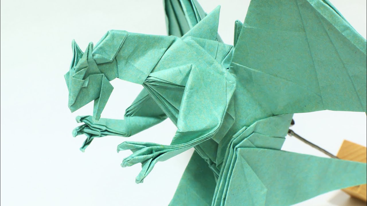 折り紙制作早送り】ドラゴン / Dragon - YouTube