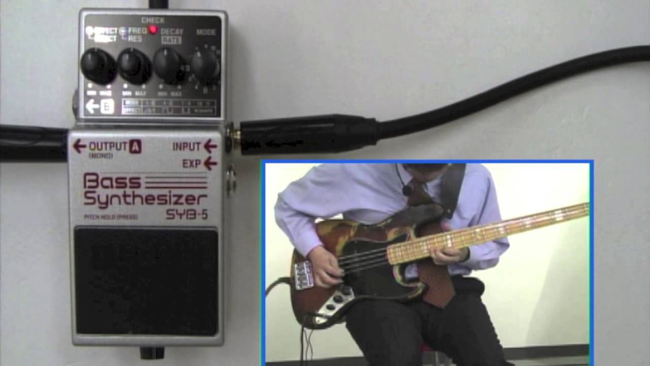 試奏動画】BOSS SYB-5 BASS Synthesizer【BOSS COMPACT PEDAL 100th
