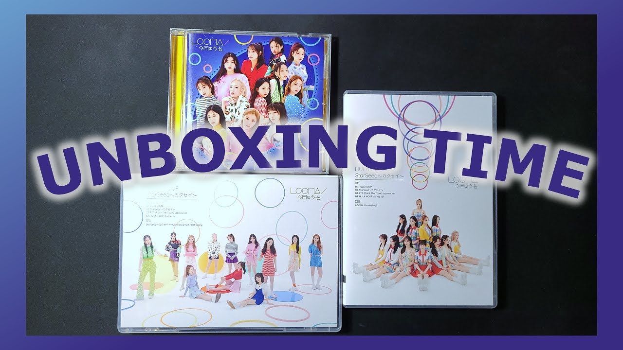 LOONA (今月の少女) HULA HOOP StarSeed Album Unboxing - YouTube