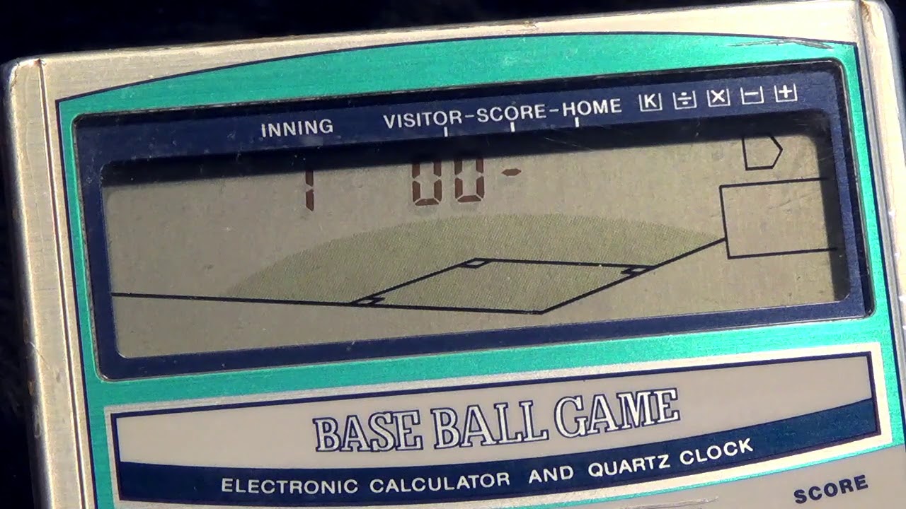 レトロ ゲーム電卓】カシオ コンピューターベースボール CASIO BB-9