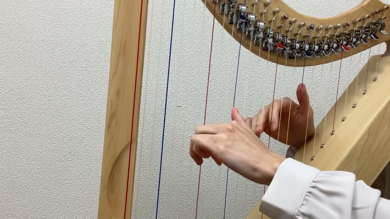 グレースハープ・インターナショナル / プレストハープ26/アイボリー