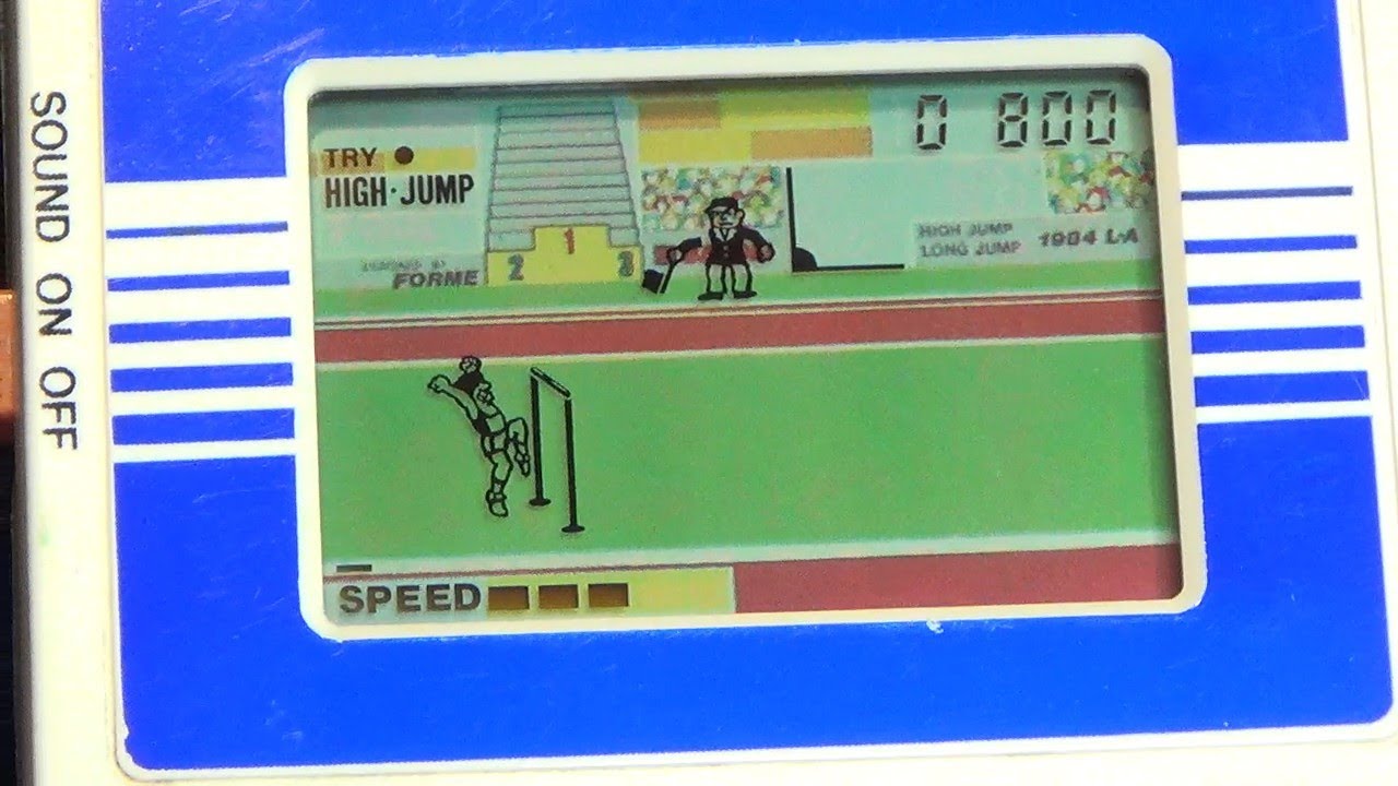 レトロ 電子ゲーム】バンダイ ハイパーオリンピック ジャンピング