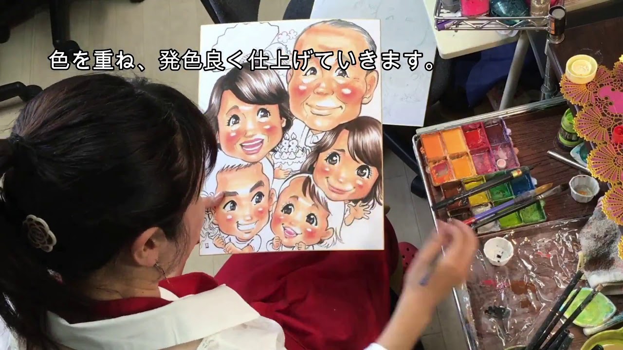 似顔絵プレゼントはオレンジスマイル - TV出演・受賞画家が描く通販