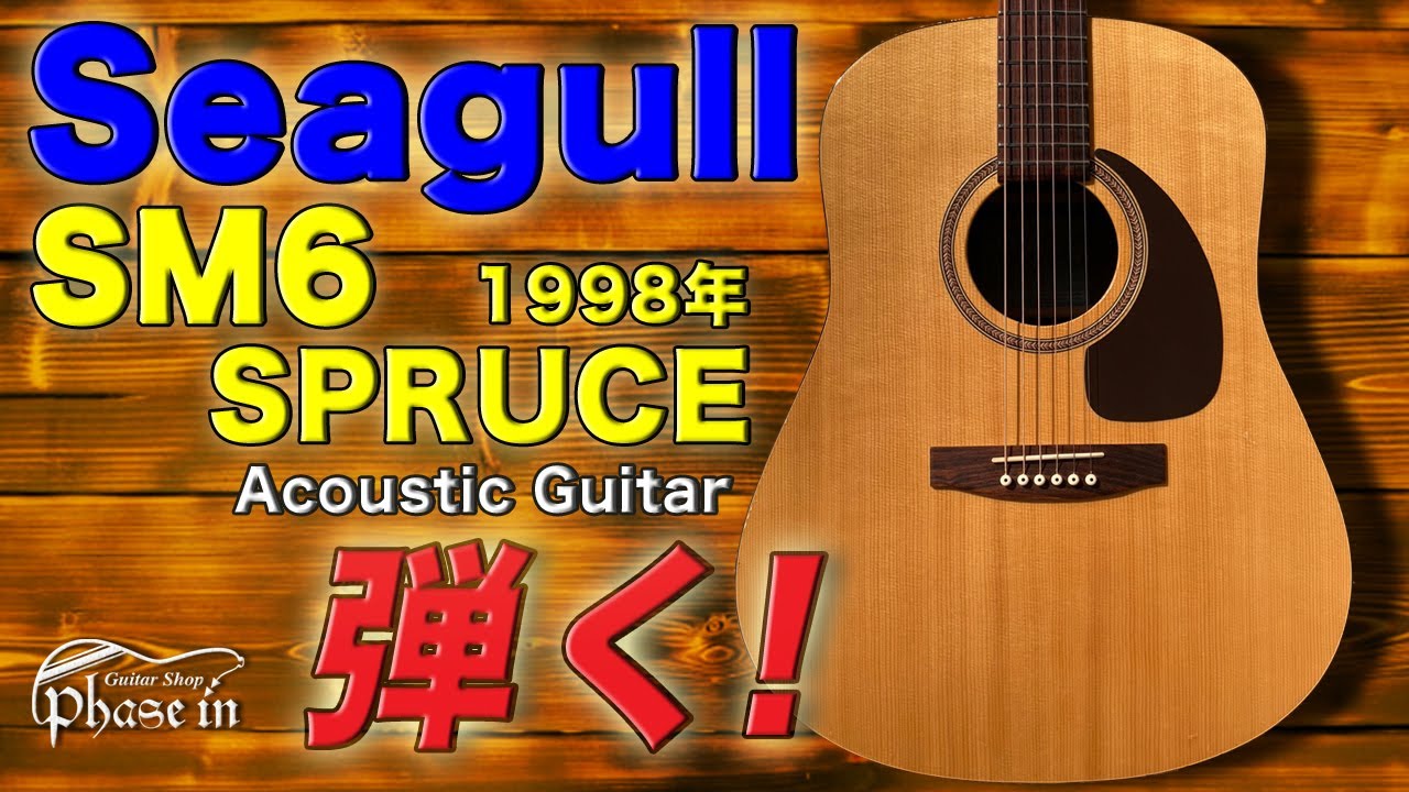 Seagull SM6 SPRUCE 弾く！ - YouTube