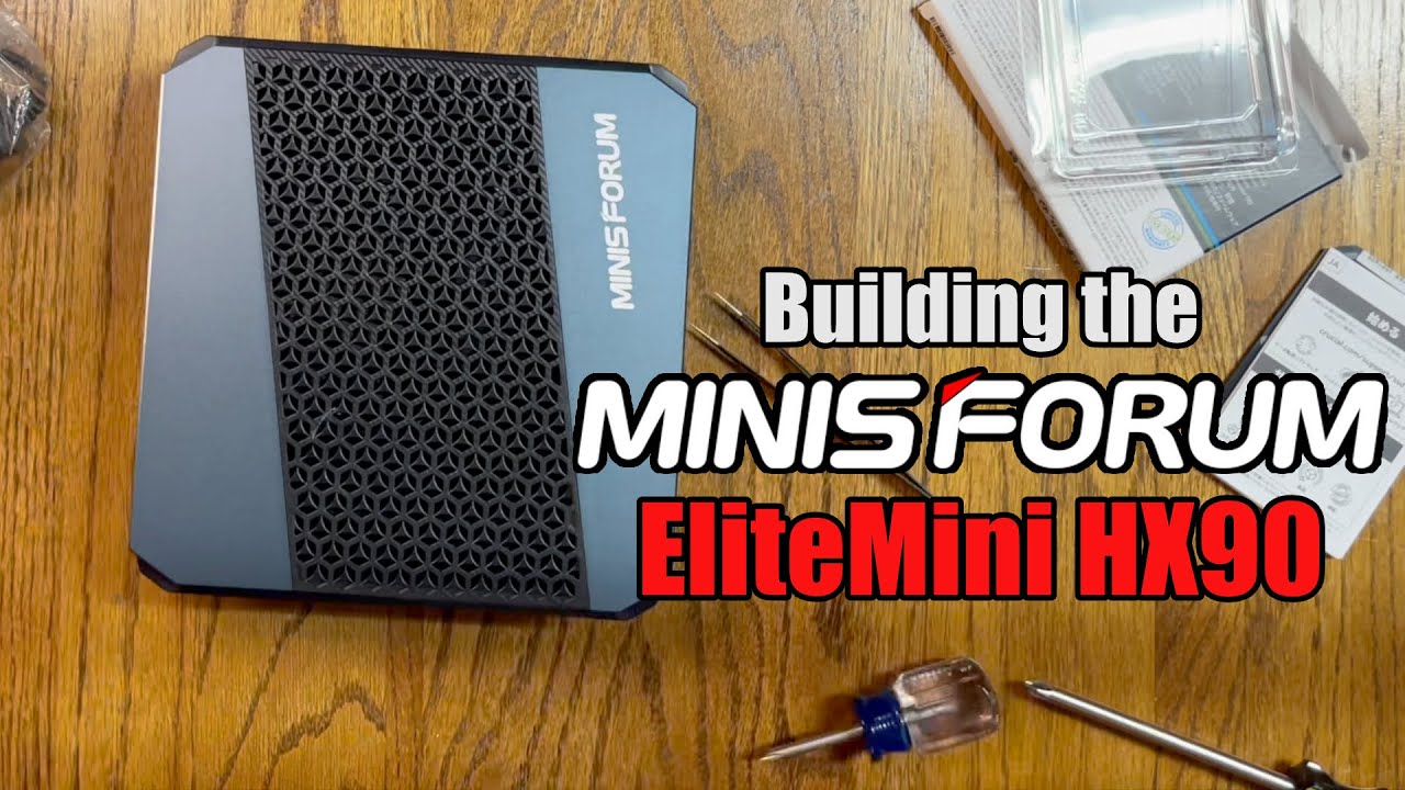 Building the Minisforum EliteMini HX90 Mini PC - YouTube