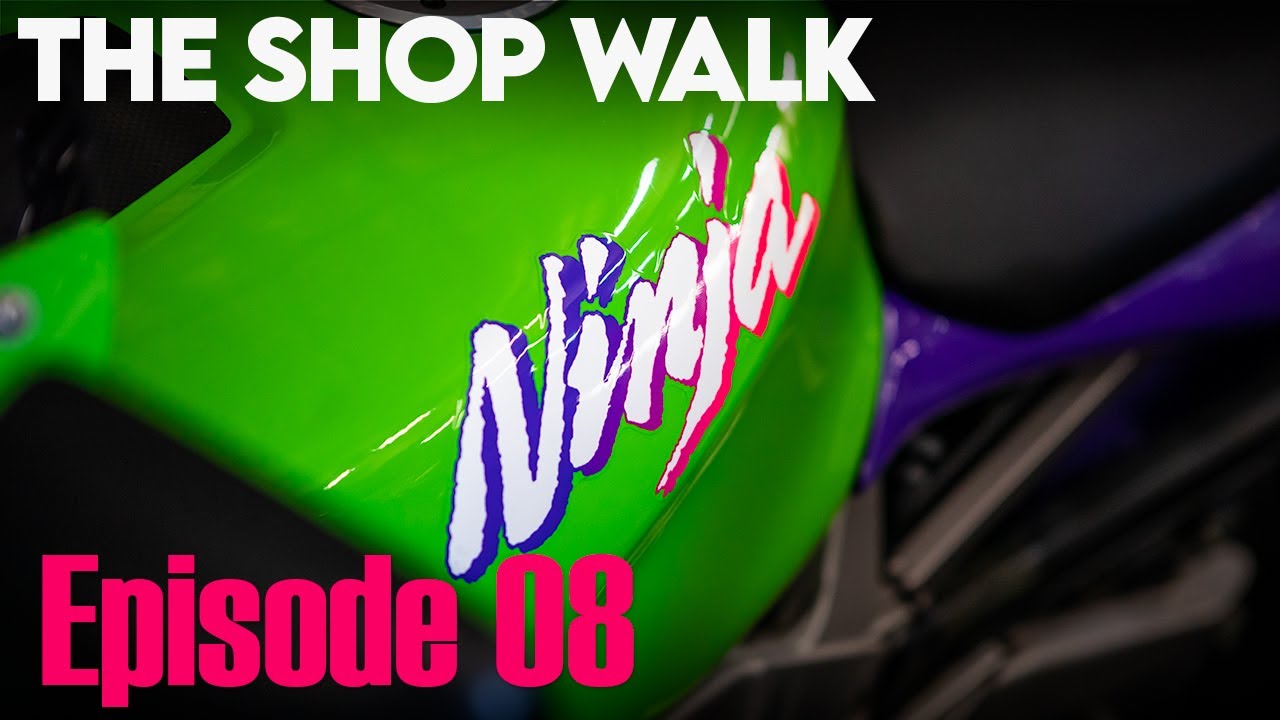The Shop Walk - 5/25 ft. Kawasaki ZX-7RR - YouTube