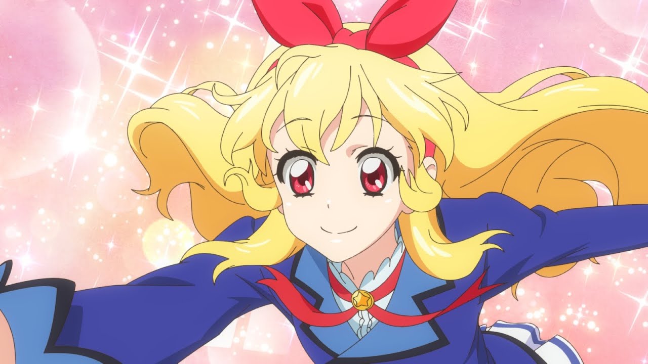 アイカツ！】OPテーマ「SHINING LINE*」ノンクレジット映像 - YouTube