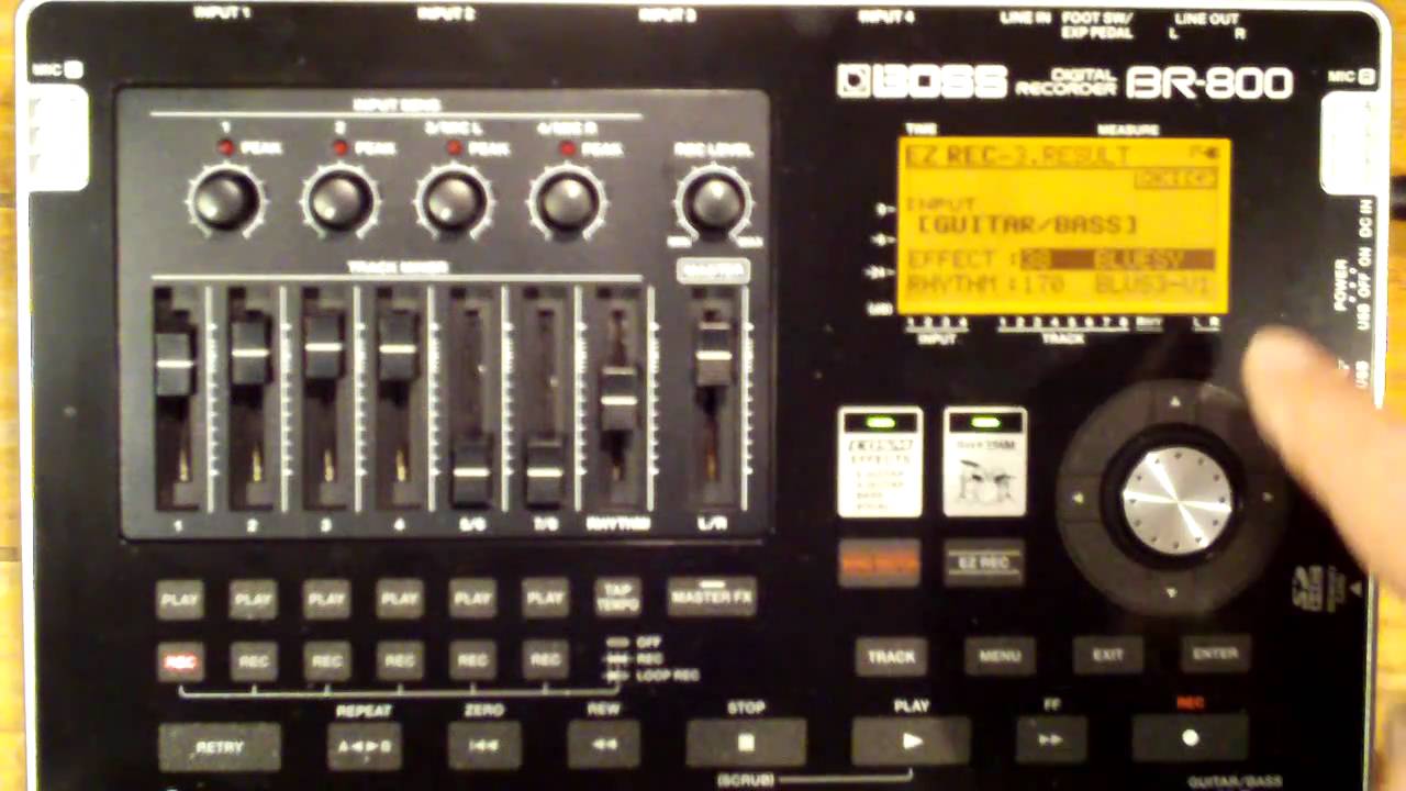 BOSS BR-800 Demonstration - YouTube