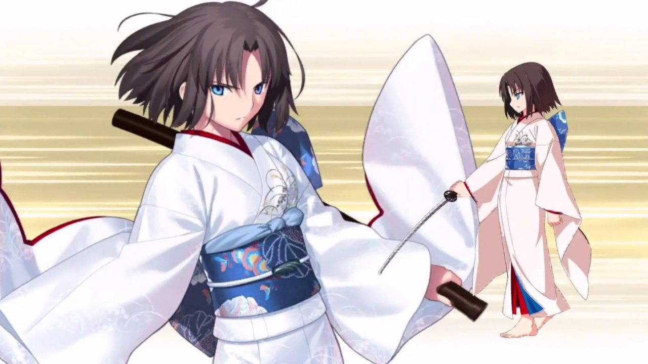 FGO】両儀式〔セイバー〕[宝具ボイス2種]（6/14宝具ボイス追加） - YouTube