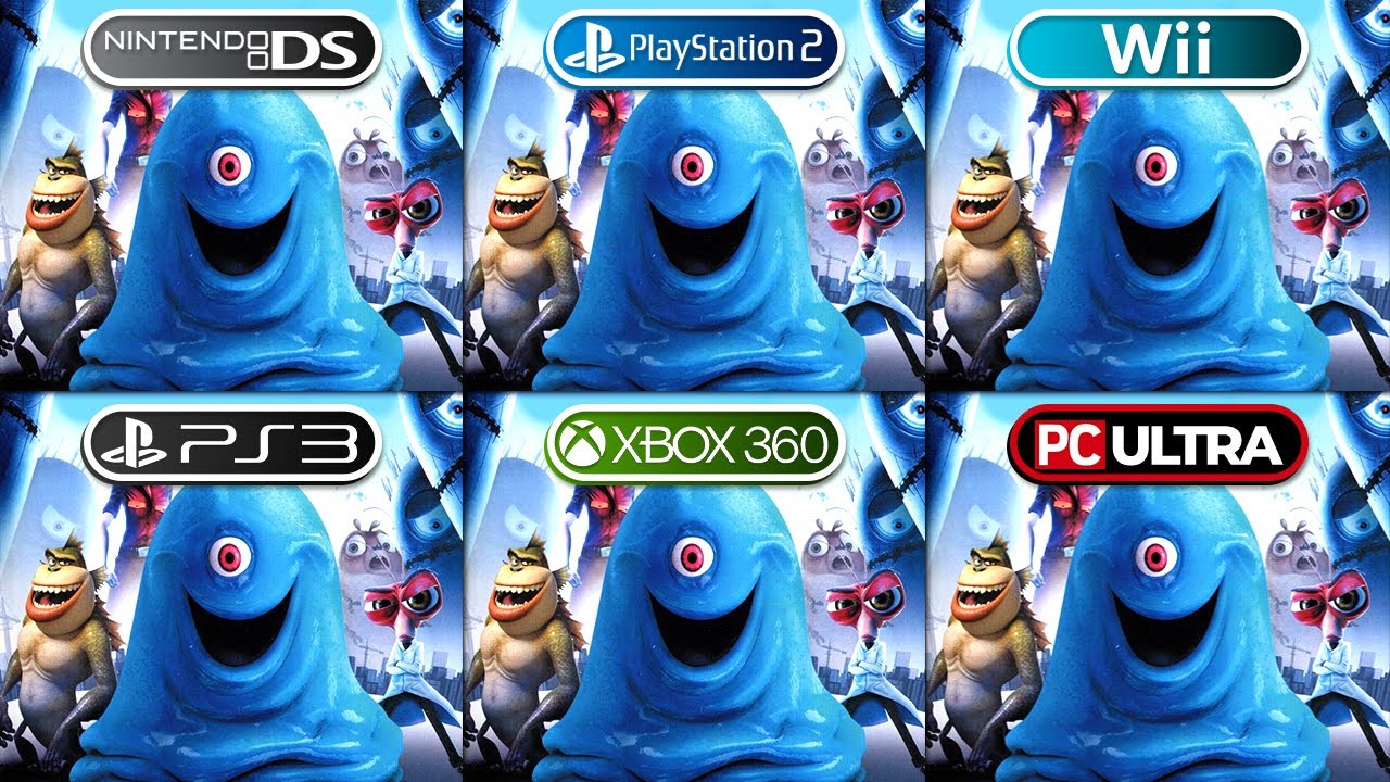 Monsters vs Aliens | DS vs PS2 vs Wii vs PS3 vs Xbox 360 vs PC