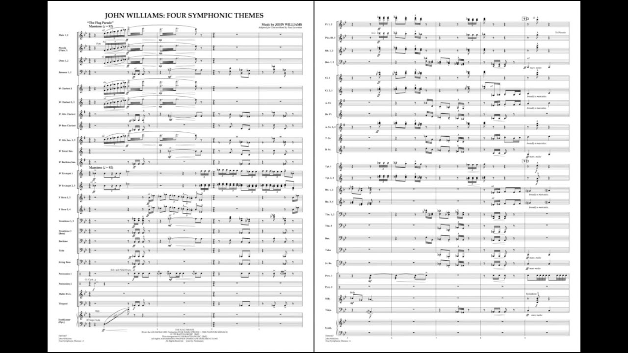 ジョン・ウィリアムズ 4つのシンフォニックテーマ／ジョン