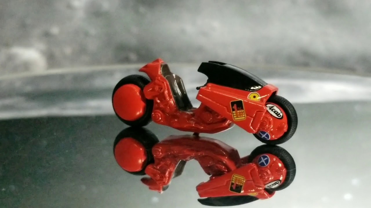1/64 金田のバイク風 バイク AKIRA - YouTube
