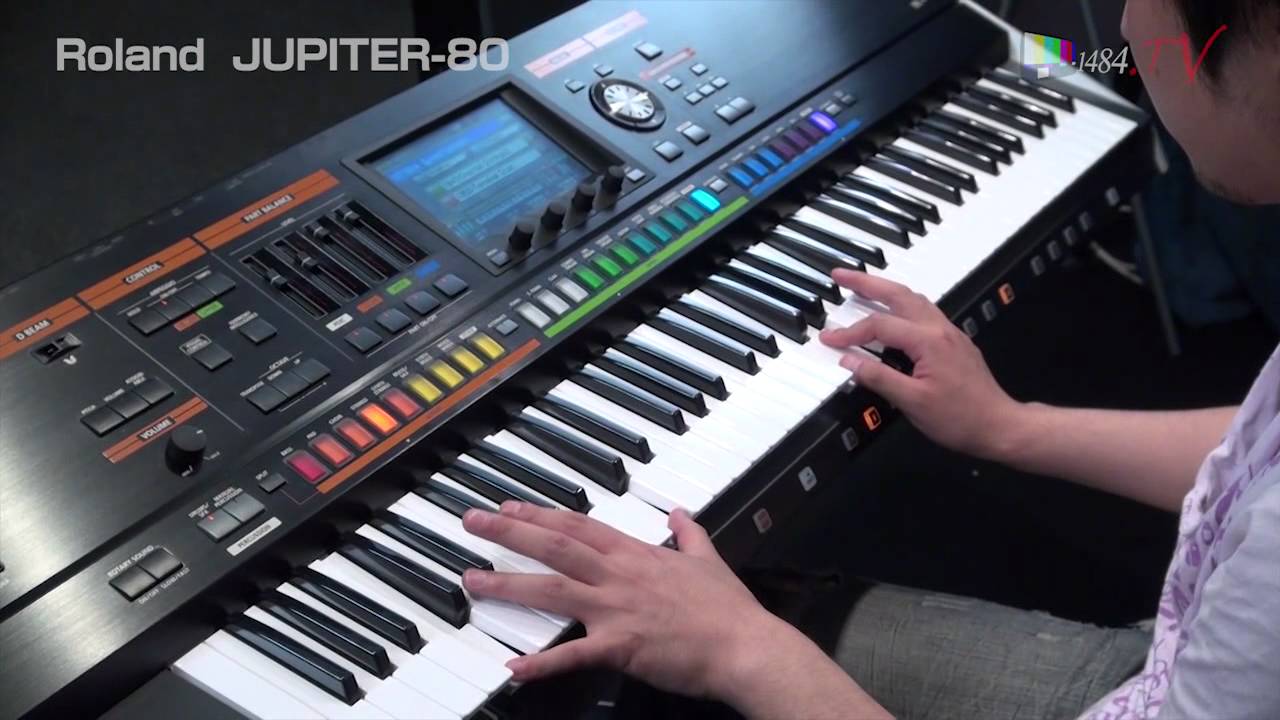 Roland JUPITER-80 登場！ - YouTube