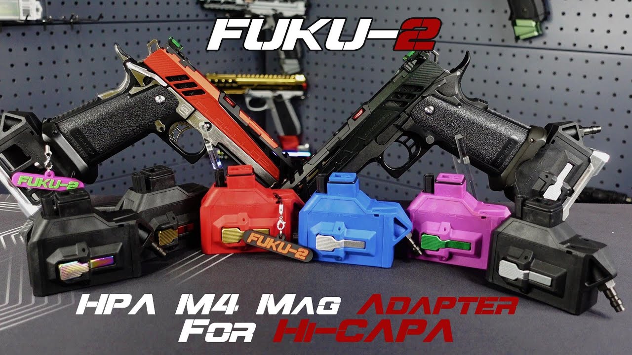 CTMxPRAVDA ハイキャパ/HPA M4マガジンアダプター-RED/GOLD- -日本仕様