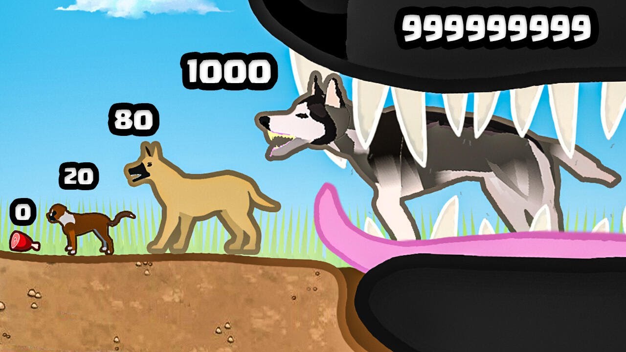 Growing a MAX LEVEL DOG - YouTube