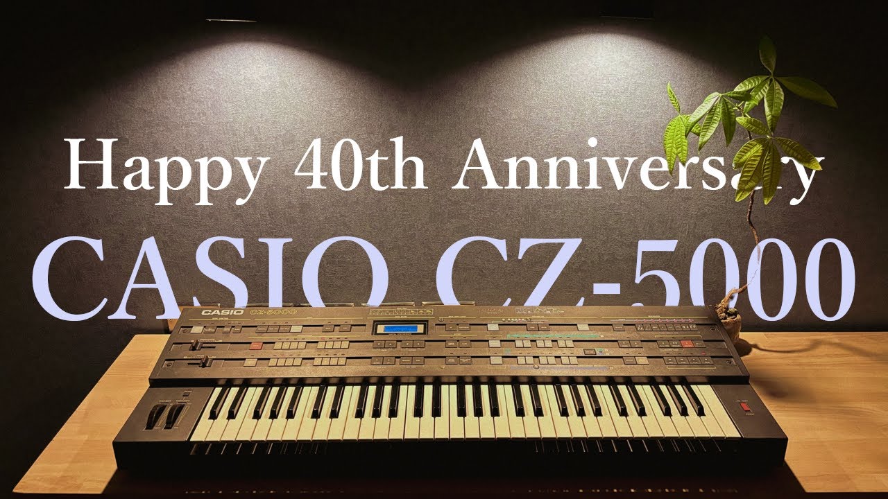 CASIO CZ-5000 40th Anniversary - YouTube