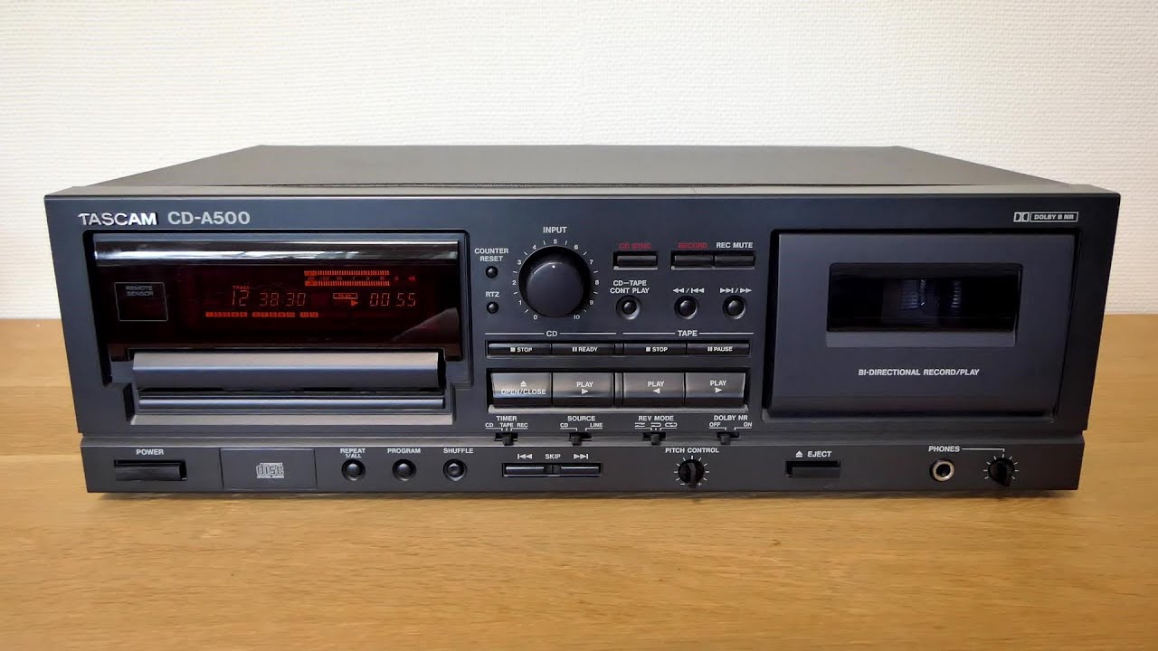 Tascam CD-A500 CD/Cassette Deck - HiFi - YouTube