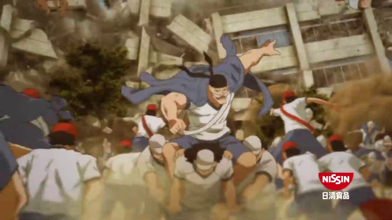 アニメCM】日清食品 カップヌードル HUNGRY DAYS ワンピース 頂上騎馬