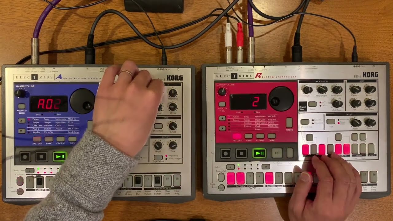 KORG ELECTRIBE EA-1 & ER-1 #01 - YouTube
