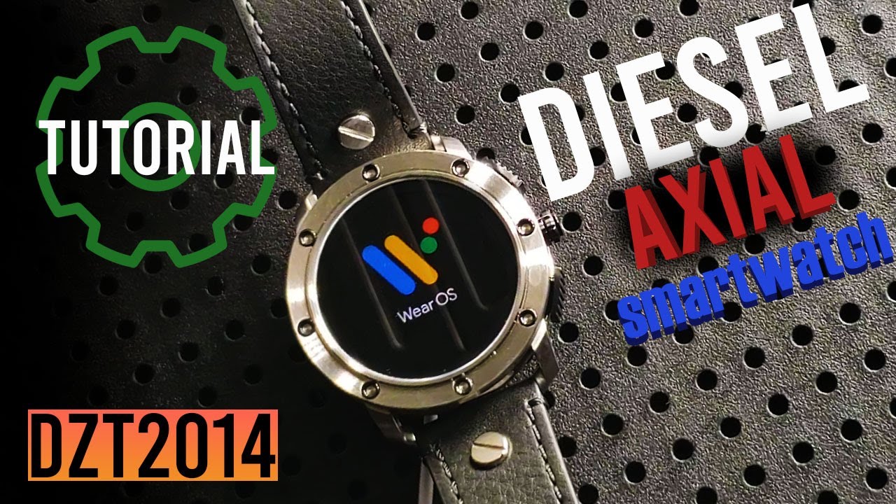 DIESEL AXIAL DZT2014 SMARTWATCH touchscreen, heart rate sensor