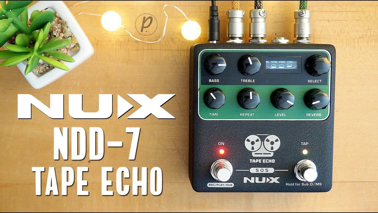 NUX // NDD-7 Tape Echo Delay (Stereo Demo) - YouTube
