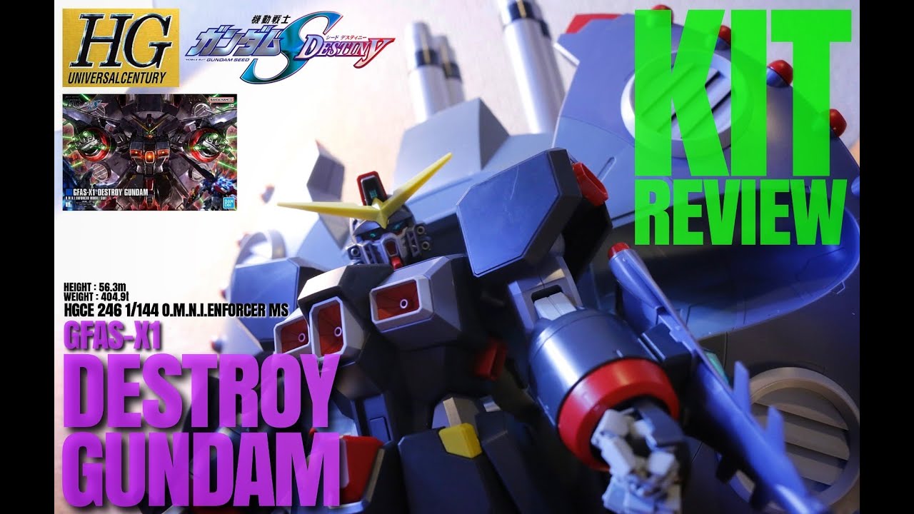 HGCE 246 1/144 GFAS-X1 デストロイガンダム＃1】クソでか！クソ高